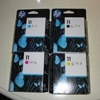 HP11 Printheads - (Black C4810A, Cyan C4811A, Magenta C4812A, Yellow C4813A)